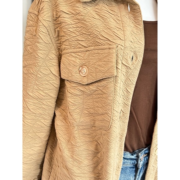 POLAGRAM Button up detailed light weight shacket S M L - Picture 6 of 6